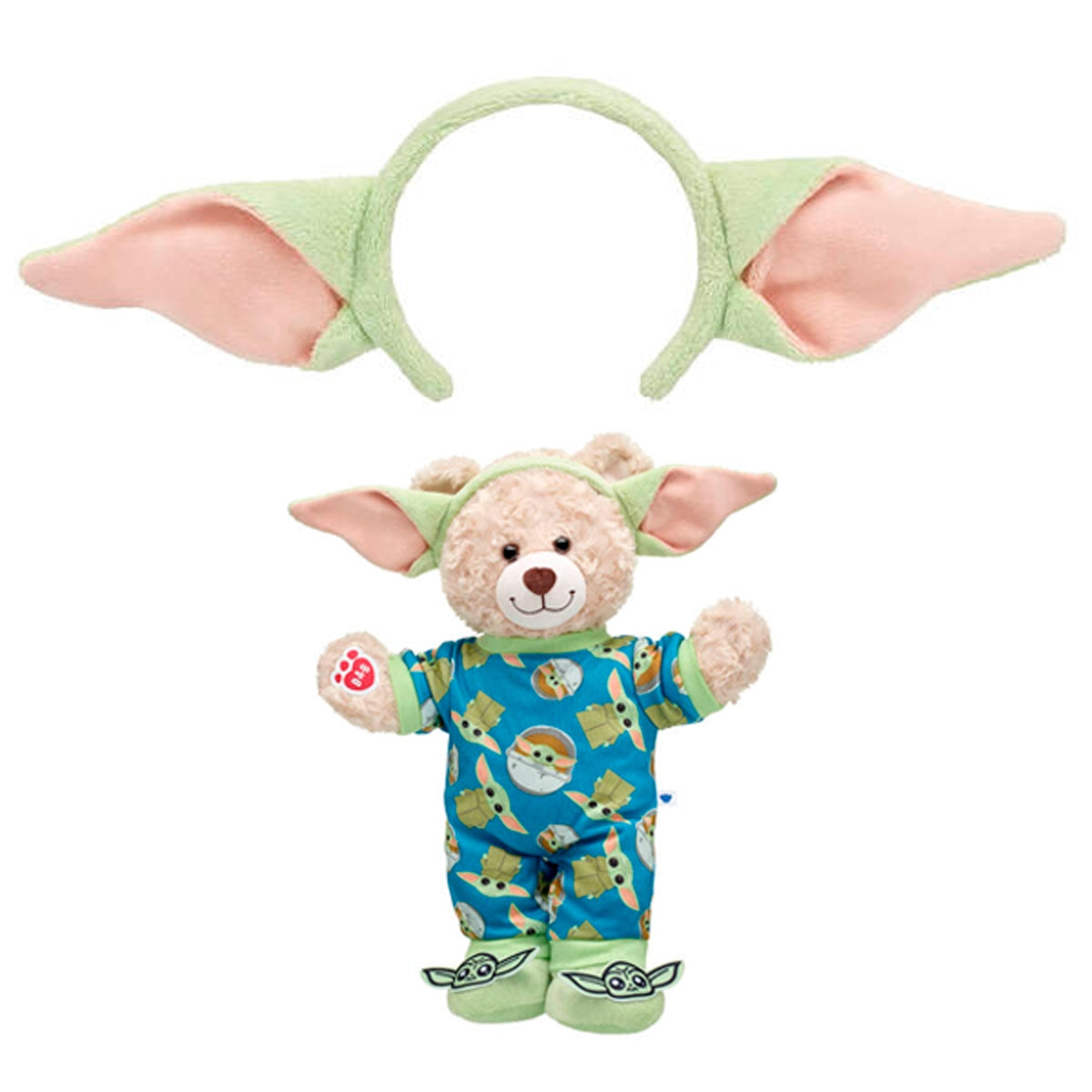 Cintillo Orejas Baby Yoda Star Wars Build-A-Bear Categoría: Cintillo Tipo producto: Doll Accessories